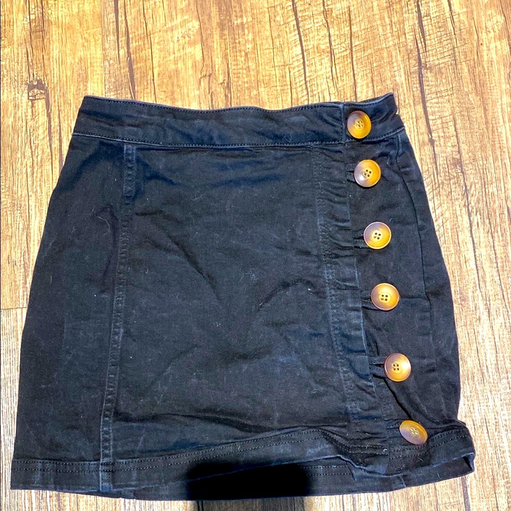 Free people button skirt